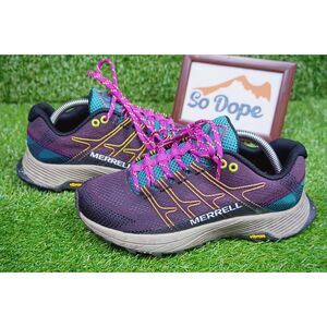 Merrell Moab Flight Float Pro Shoes - Burgundy Trail Runner - Women's Size 6